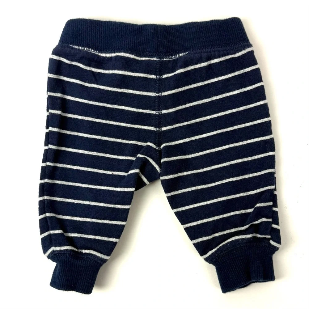 Carter's Navy and White Striped Baby Pants